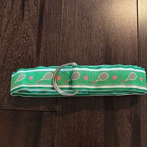 Sporty Green & pink ribbon Tennis Belt